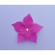 Pin's fleur de soie fushia