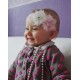 Bandeau de tête pour mini princesse rose ivoire