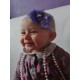 Bandeau de tête pour mini princesse violet parme